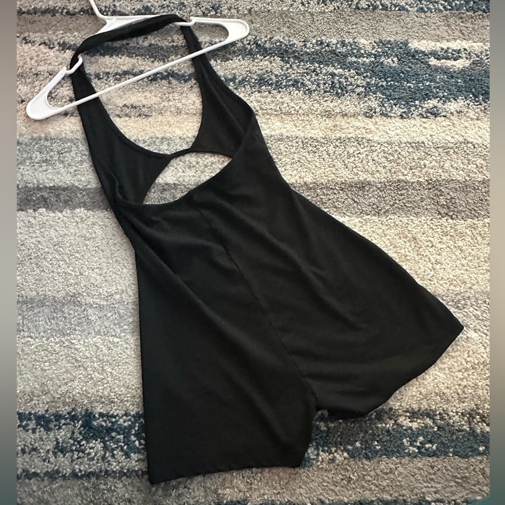 Black Cutout Romper - Picture 3 of 5
